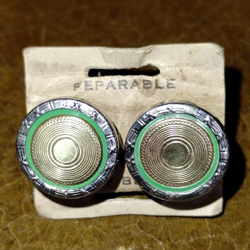 Antique Snap Link Cuff Buttons